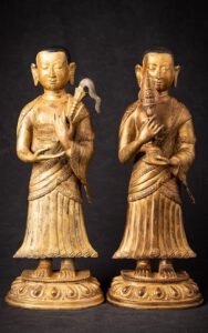 Nepali gilded monks about 50 years old iexcellent quality